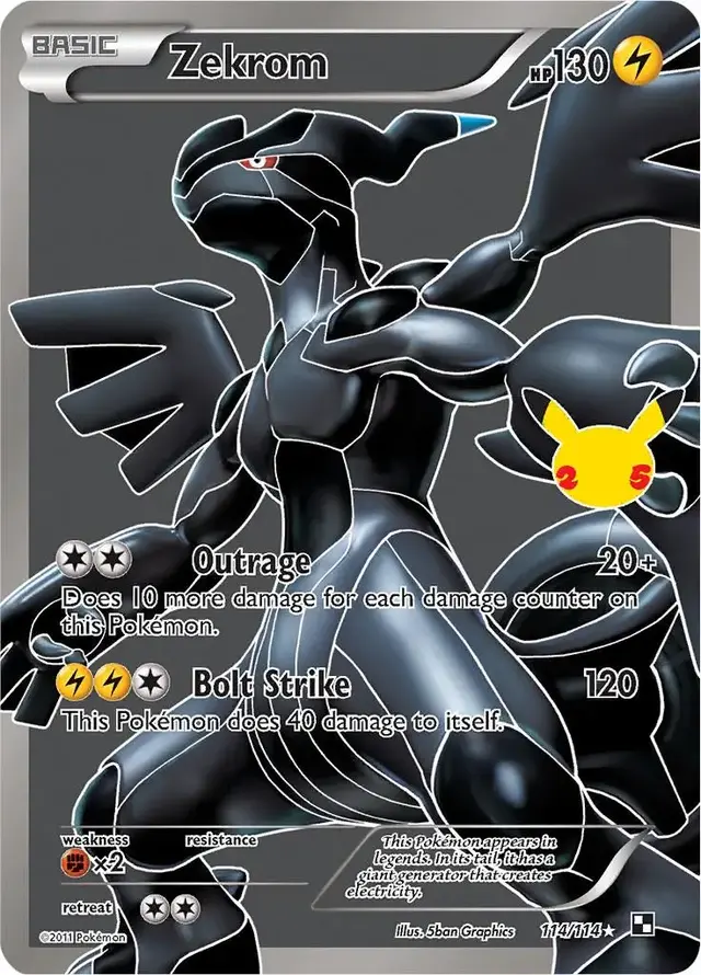 Zekrom - Pokemon Celebrations #114