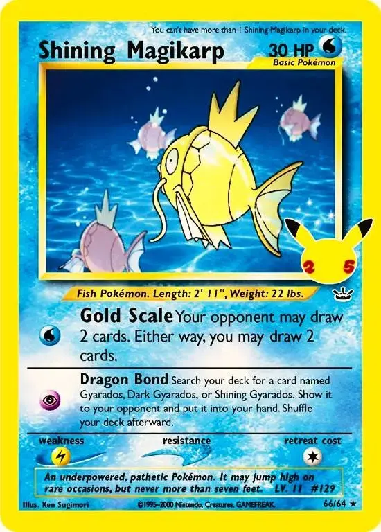 Shining Magikarp - Pokemon Celebrations #66