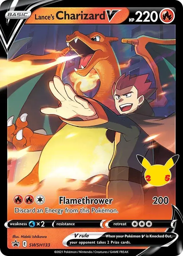 Lance's Charizard V - Pokemon Celebrations #SWSH133