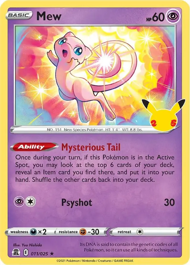 Mew - Pokemon Celebrations #11