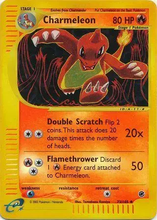 Charmeleon [Reverse Holo] - Pokemon Expedition #73
