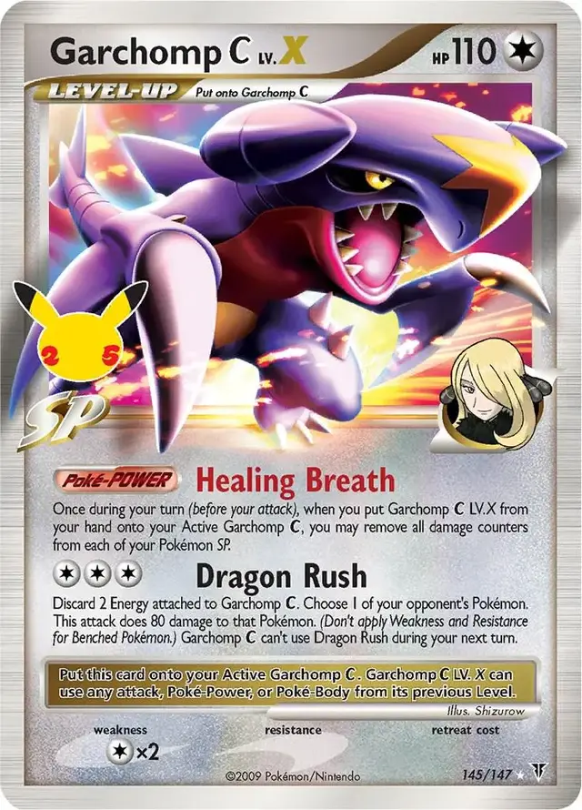 Garchomp C LV.X - Pokemon Celebrations #145