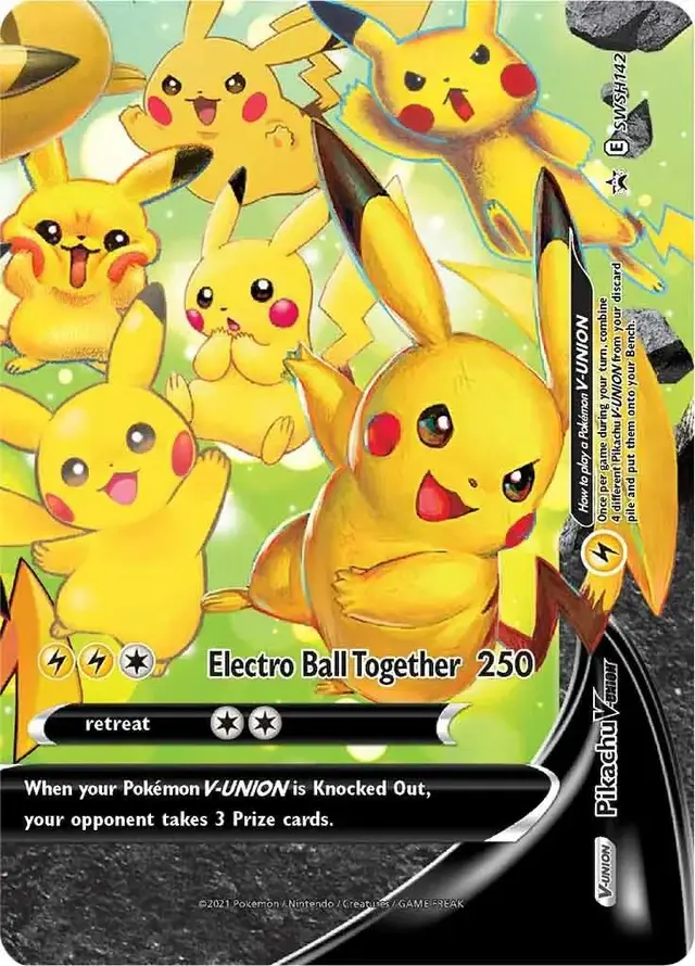 Pikachu V Union - Pokemon Celebrations #SWSH142