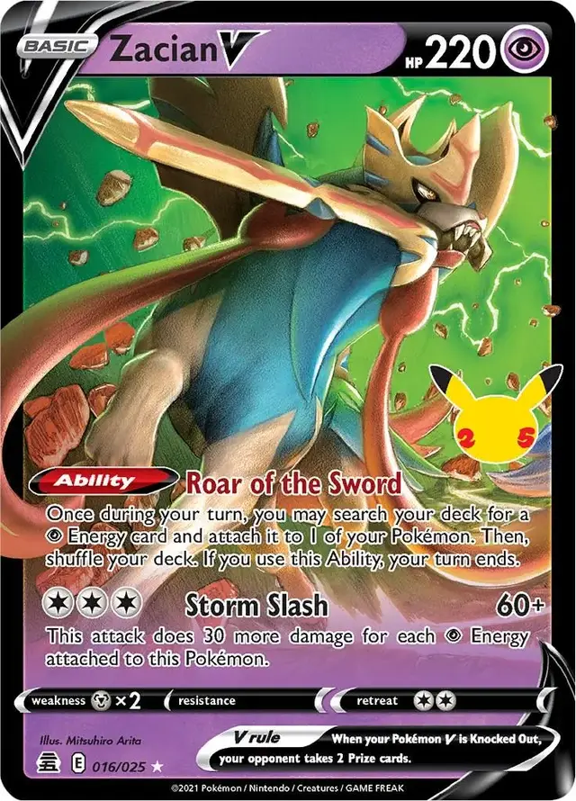 Zacian V - Pokemon Celebrations #16