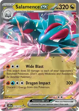 Salamence ex 114 - Pokemon Journey Together
