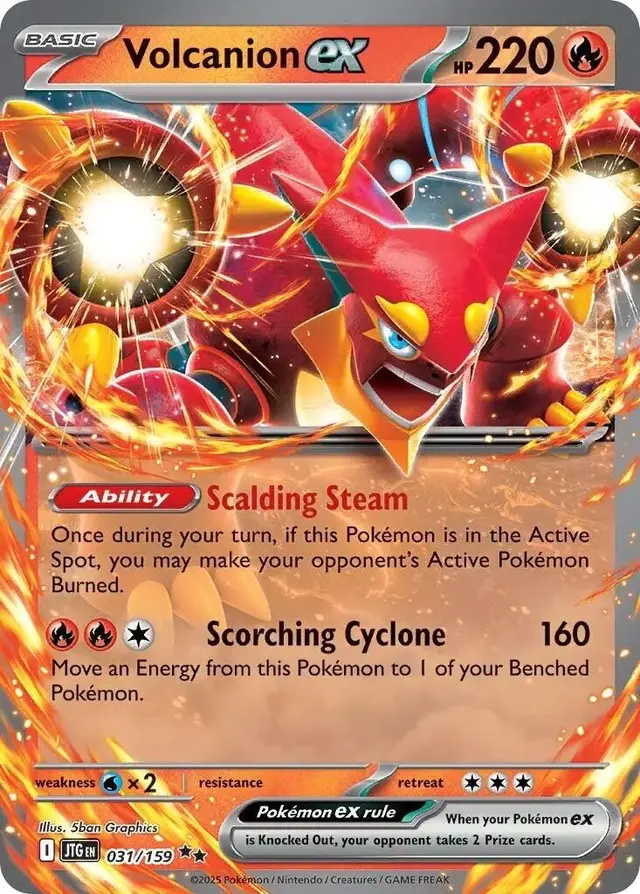 Volcanion ex - Pokemon Journey Together #31