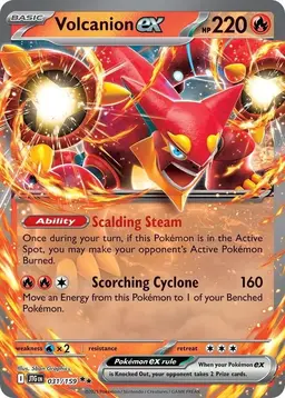 Volcanion ex 31 - Pokemon Journey Together