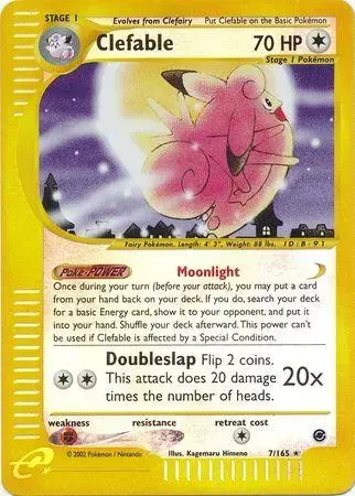 Clefable [Reverse Holo] - Pokemon Expedition #7
