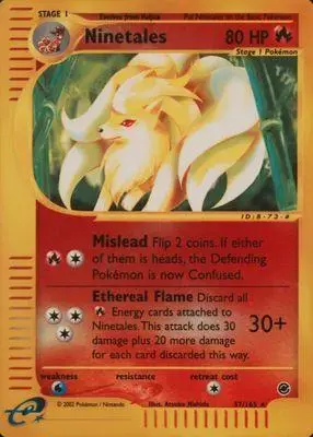 Ninetales [Reverse Holo] - Pokemon Expedition #57