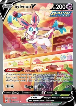 Sylveon V 184 - Pokemon Evolving Skies