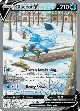 Glaceon V 175 - Pokemon Evolving Skies