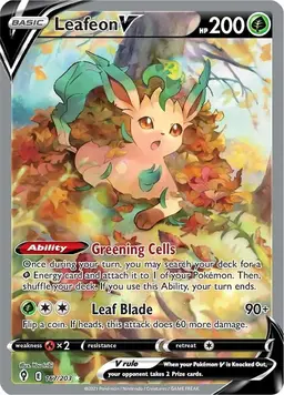 Leafeon V - Pokemon Evolving Skies