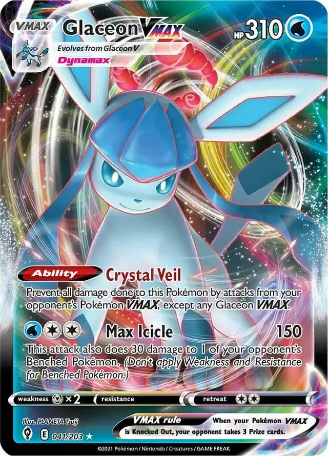 Glaceon VMAX - Pokemon Evolving Skies #41