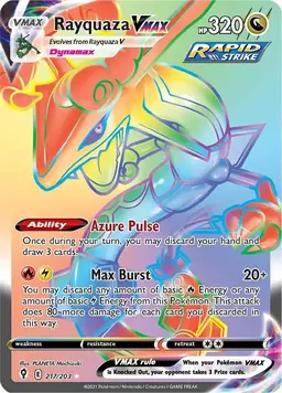 Rayquaza VMAX 217 - Pokemon Evolving Skies