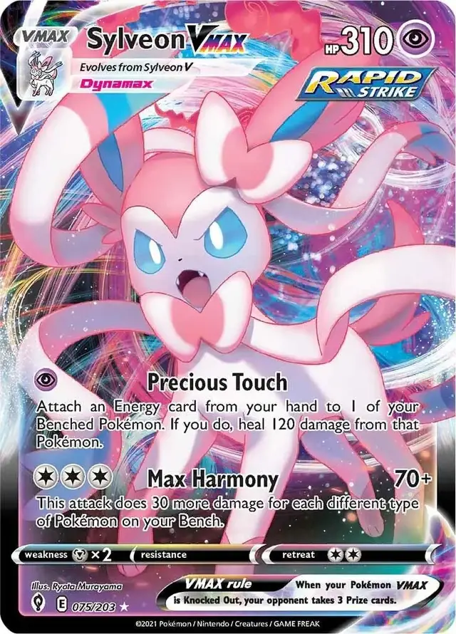 Sylveon VMAX - Pokemon Evolving Skies #75