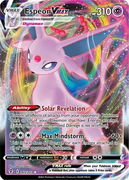 Espeon VMAX 65 - Pokemon Evolving Skies