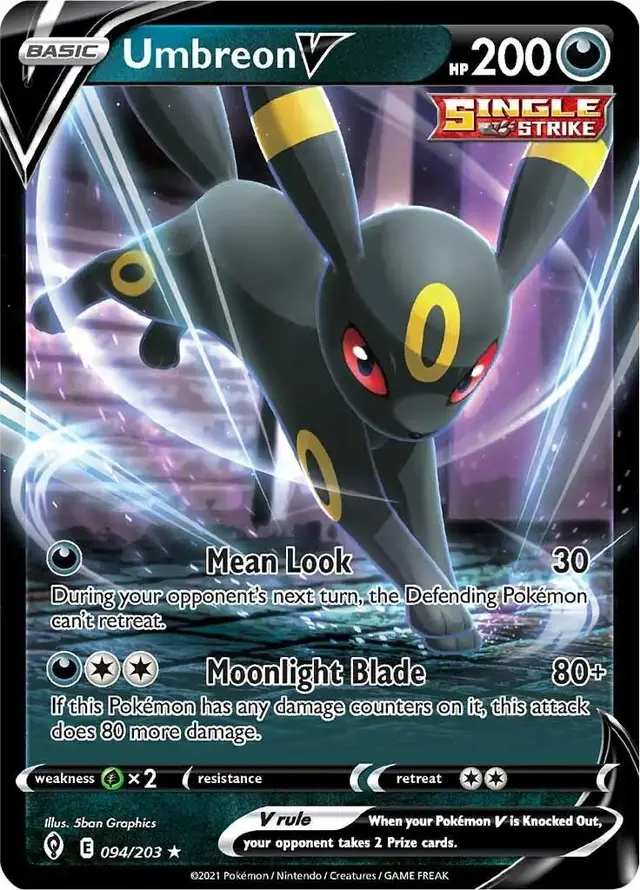 Umbreon V - Pokemon Evolving Skies #94