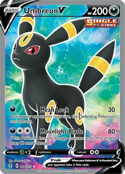 Umbreon V 188 - Pokemon Evolving Skies