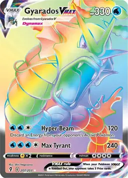 Gyarados VMAX 207 - Pokemon Evolving Skies