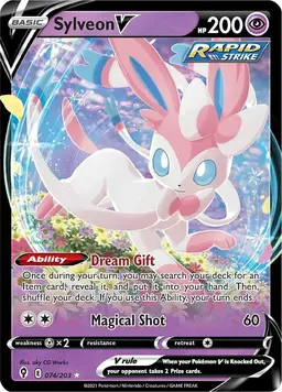 Sylveon V 74 - Pokemon Evolving Skies