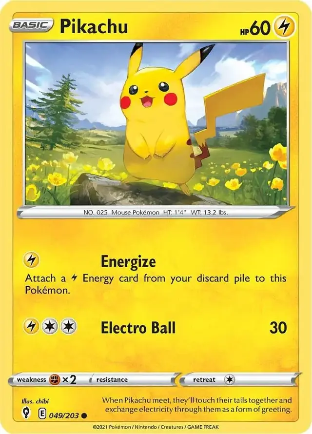 Pikachu - Pokemon Evolving Skies #49