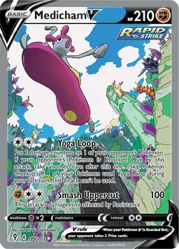 Medicham V 186 - Pokemon Evolving Skies
