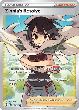 Zinnia's Resolve 203 - Pokemon Evolving Skies
