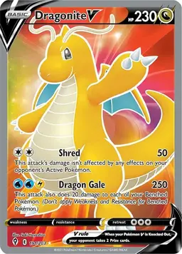 Dragonite V 191 - Pokemon Evolving Skies