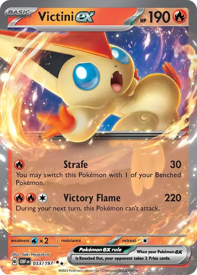 Victini ex - Pokemon Obsidian Flames #33