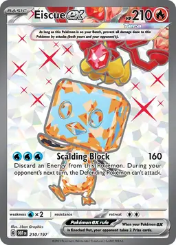 Eiscue ex 210 - Pokemon Obsidian Flames