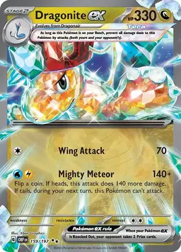 Dragonite ex 159 - Pokemon Obsidian Flames