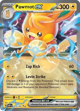 Pawmot ex 73 - Pokemon Obsidian Flames