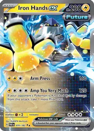 Iron Hands ex [Holo] - Pokemon Paradox Rift #70