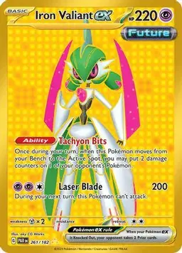 Iron Valiant ex 261 - Pokemon Paradox Rift