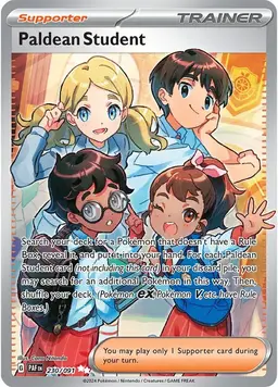 Paldean Student 230 - Pokemon Paldean Fates