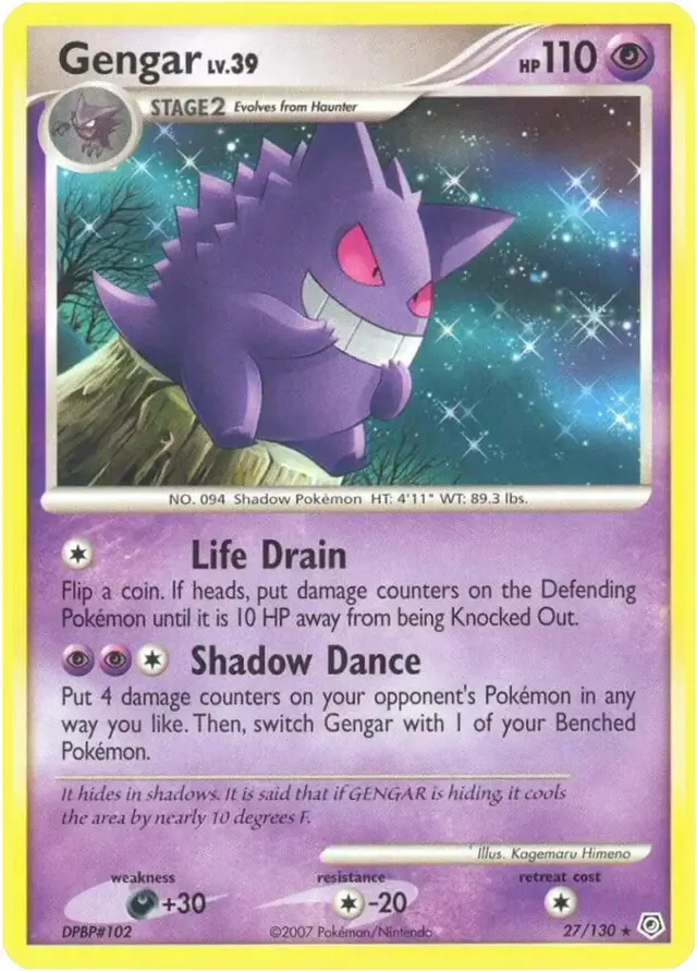 Gengar - Pokemon Diamond & Pearl #27