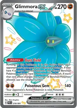 Glimmora ex 218 - Pokemon Paldean Fates