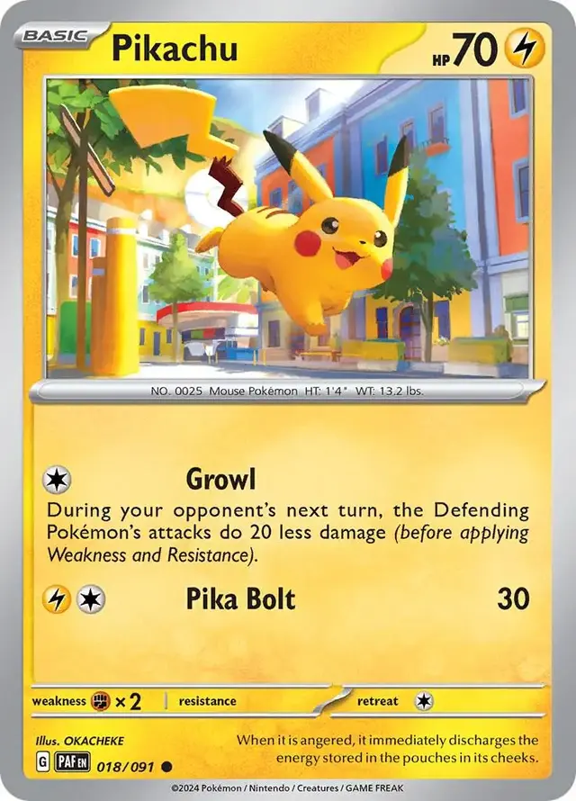 Pikachu - Pokemon Paldean Fates #18