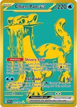 Chien-Pao ex 242 - Pokemon Paldean Fates