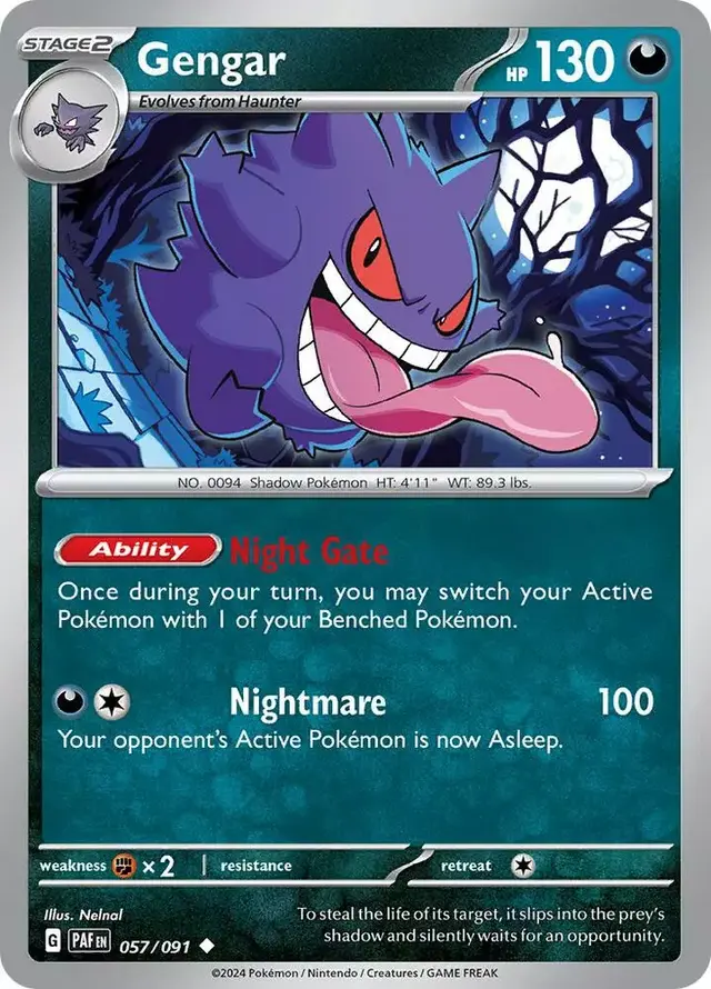 Gengar - Pokemon Paldean Fates #57