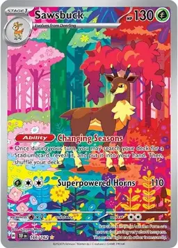 Sawsbuck #166 - Pokemon Temporal Forces