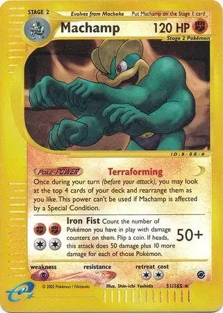 Machamp [Reverse Holo] - Pokemon Expedition #51