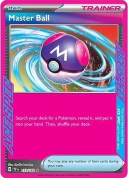 Master Ball 153 - Pokemon Temporal Forces