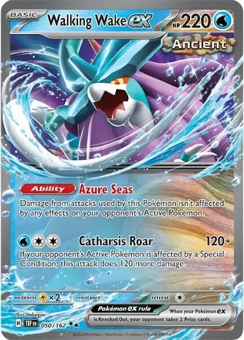 Walking Wake ex - Pokemon Temporal Forces #50