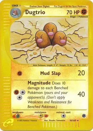 Dugtrio [Reverse Holo] - Pokemon Expedition #10