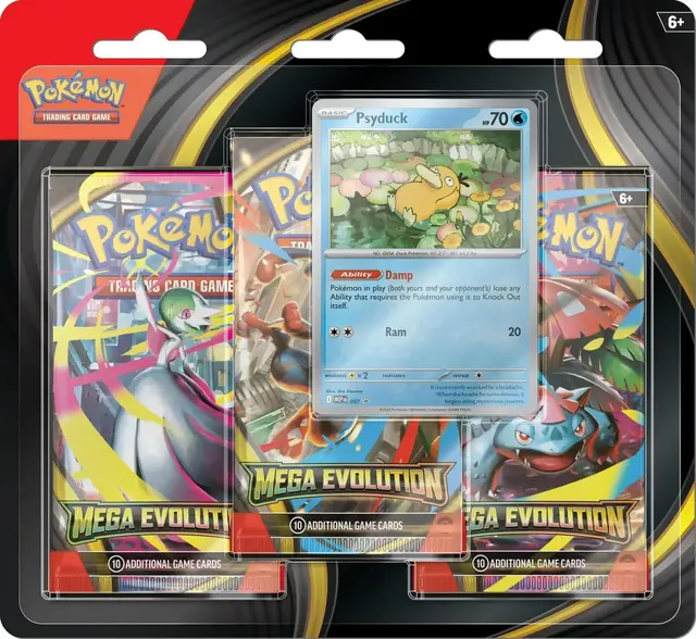 3 Pack Blister: Psyduck