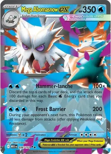 Mega Abomasnow ex - Pokemon Mega Evolution #36