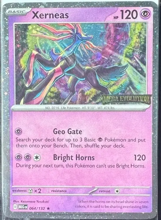 Xerneas [Stamped] - Pokemon Mega Evolution #64