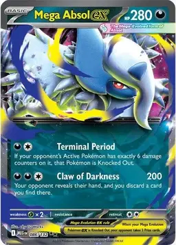 Mega Absol ex 86 - Pokemon Mega Evolution