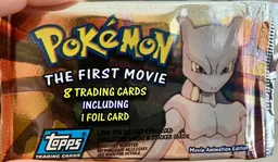 First Movie Booster Pack - Pokemon 1999 Topps Movie